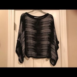 Nouvida dolman sleeve open weave top.